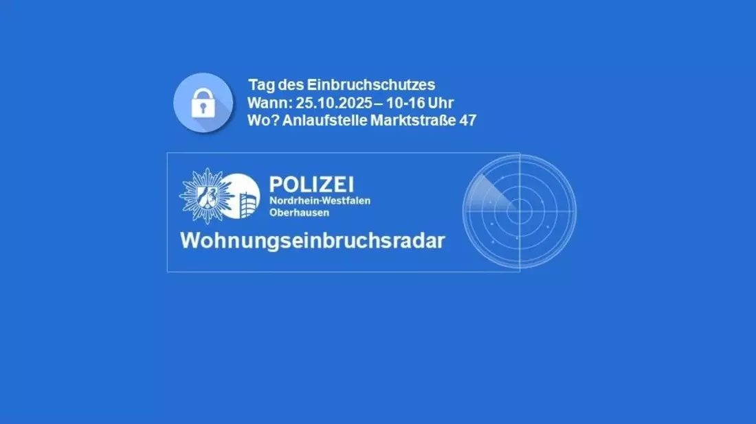 POL-OB: Wohnungseinbruchsradar in Oberhausen - Bild: presseportal.de