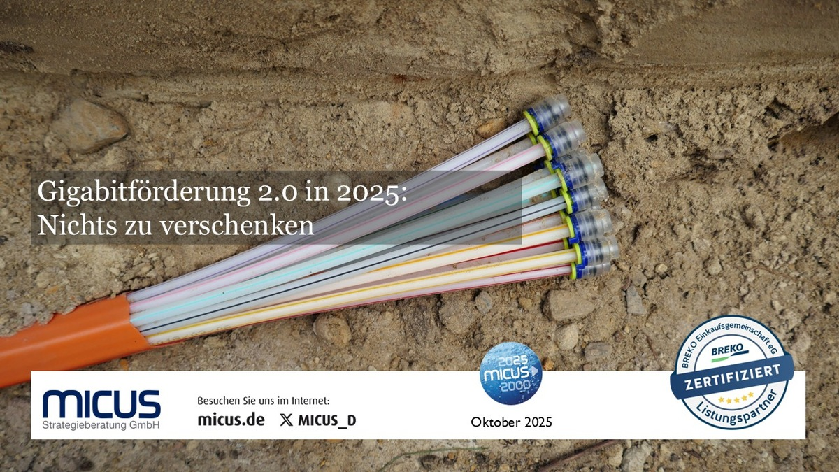 Glasfaserförderung 2025: Überzeichnung im Süden, Milliardenbedarf bleibt - Foto: presseportal.de