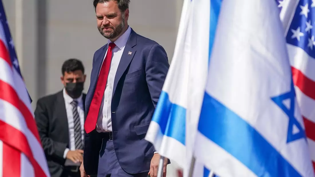 Vance spricht über den Stand der Gaza-Verhandlungen.  - Bild: Nathan Howard/Pool New York Times/AP/dpa