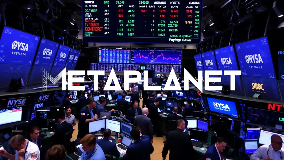 Metaplanet Aktie: Bitcoin-Achterbahn! Illustration mit AI erstellt übermittelt durch boerse-global.de