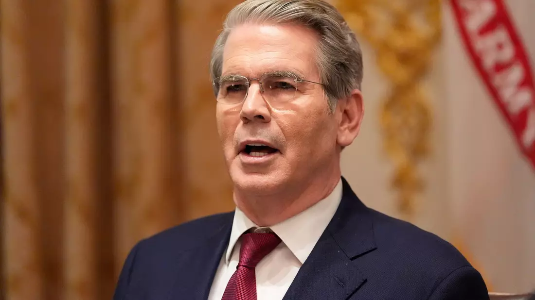 Verkündet schärfe US-Sanktionen gegen Russland: US-Finanzminister Scott Bessent. (Archivbild) - Bild: Alex Brandon/AP/dpa