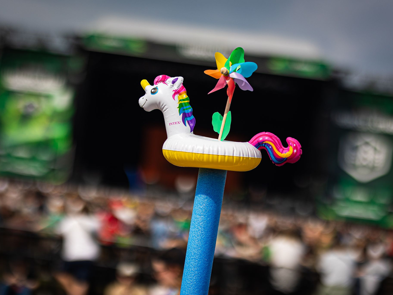 Mehr als Kitsch: das Einhorn besitzt auch eine Symbolkraft. (Symbolbild) - Foto: Moritz Frankenberg/dpa