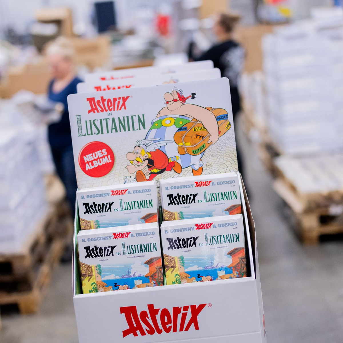  «Asterix in Lusitanien» ist jetzt herausgekommen. - Foto: Rolf Vennenbernd/dpa