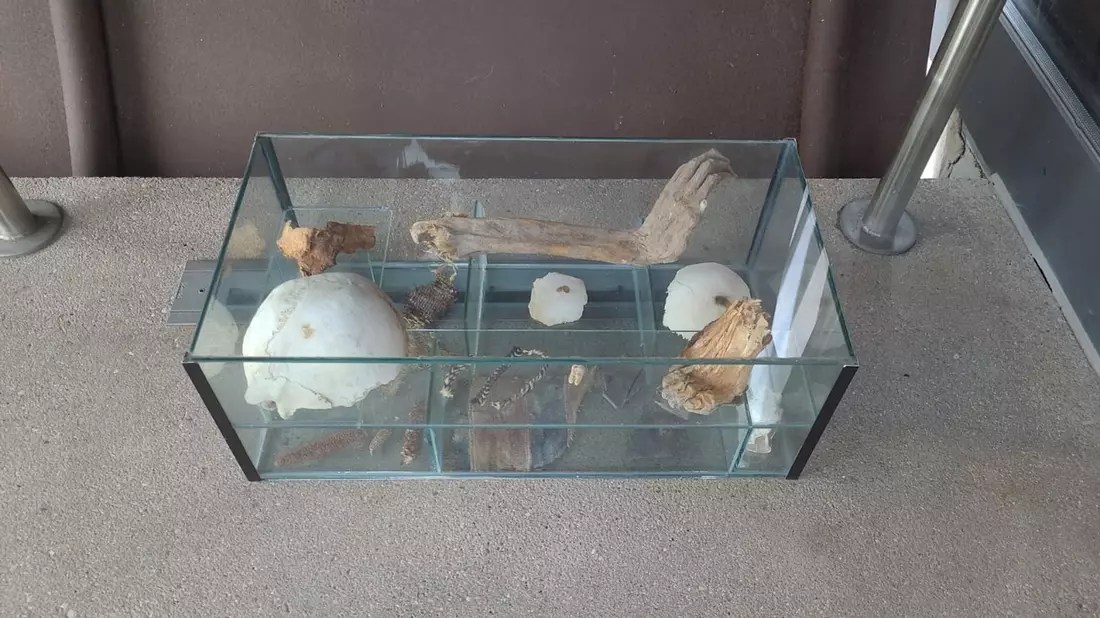 POL-PPRP: Glasvitrine mit über 1.000 Jahre alten menschlichen Überresten abgestellt - Zeugen gesucht - Bild: presseportal.de