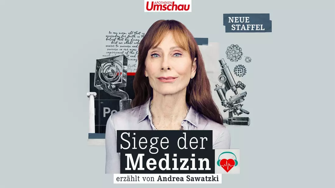 Siege der Medizin: Erfolgs-Podcast geht in die vierte Staffel - Andrea Sawatzki erzählt von den großen Krankheiten der Menschheitsgeschichte - Bild: presseportal.de