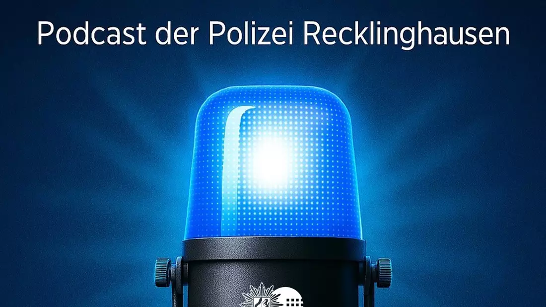 POL-RE: Kreis Recklinghausen/Bottrop: Blaulichtstimme - Der Podcast der Polizei Recklinghausen - Grafik - Bild: presseportal.de