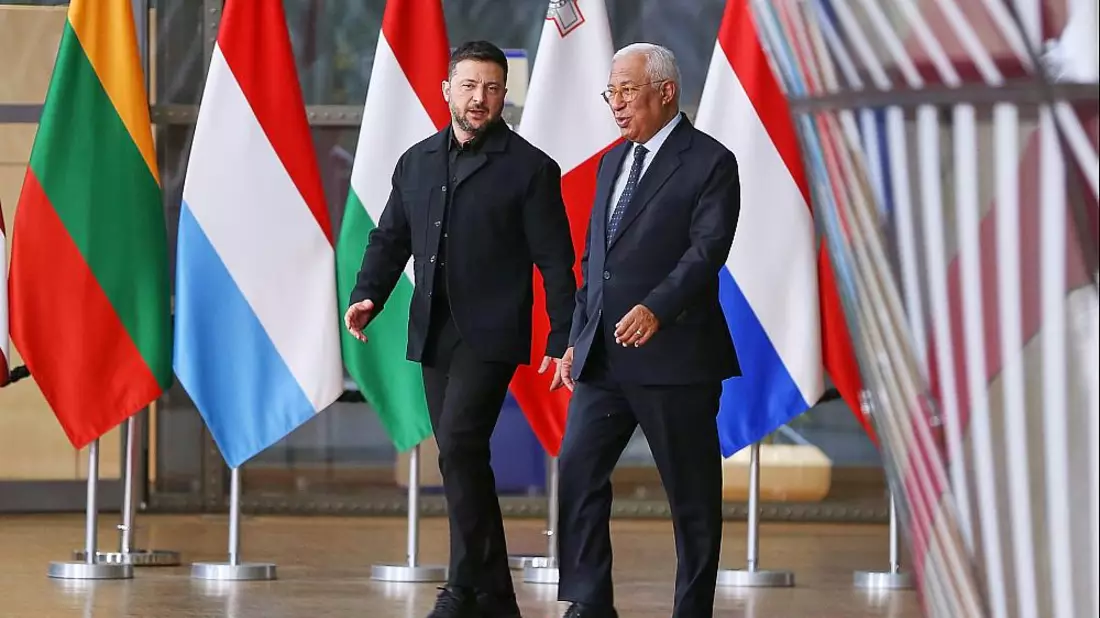 Wolodymyr Selenskyj und António Costa am 23.10.2025 - Bild: über dts Nachrichtenagentur