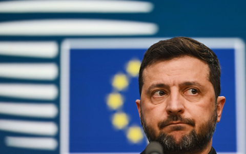 Der ukrainische Präsident Selenskyj war als Gast beim EU-Gipfel dabei. - Foto: Harry Nakos/AP/dpa