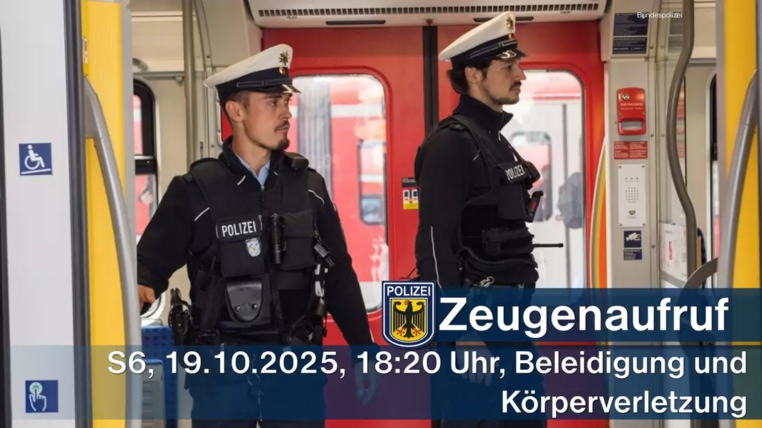 Bundespolizeidirektion München: Zeugenaufruf nach körperlichem Angriff - Bild: presseportal.de