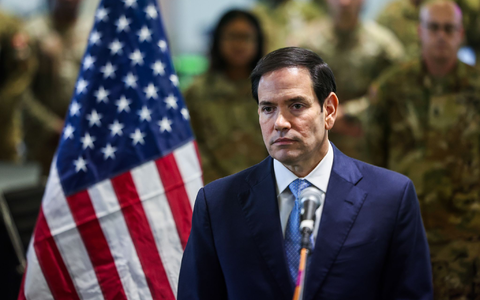 Die USA wollen nach Worten von Außenminister Rubio sicherstellen, dass die Waffenruhe hält.  - Foto: Fadel Senna/Pool AFP via AP/dpa