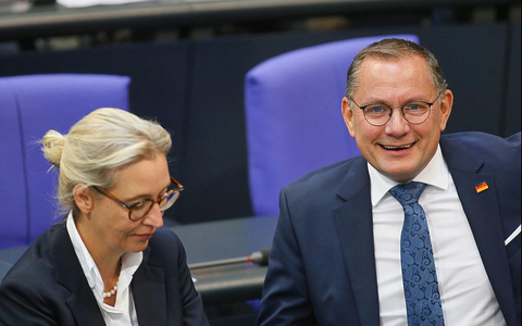 Alice Weidel und Tino Chrupalla (Archiv) - Foto: über dts Nachrichtenagentur