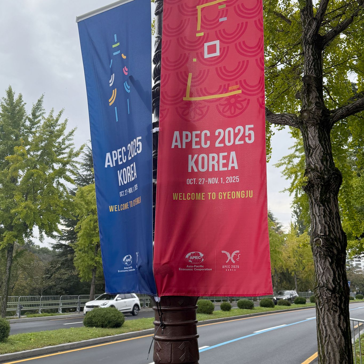 Der Apec-Gipfel findet in Südkorea statt.  - Foto: Anna Ringle/dpa