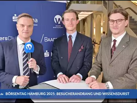 Claas Henke/ Kenny Hutschenreuter (HBK): „Die Zielgruppe beim Börsentag Hamburg ist jünger geworden - Foto: inside-wirtschaft.de
