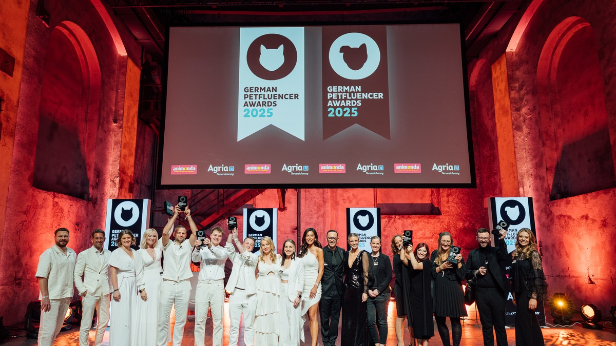 animonda präsentiert die German Petfluencer Awards 2025 / Team Cats triumphiert bei der PETFLUENCER NIGHT - Foto: presseportal.de