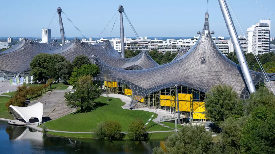 Der Münchner Olympiapark von den Sommerspielen 1972. - Bild: Sven Hoppe/dpa