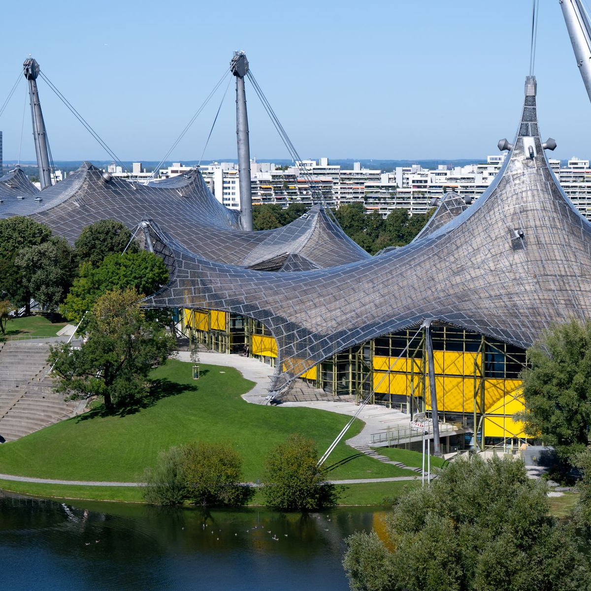 Der Münchner Olympiapark von den Sommerspielen 1972. - Foto: Sven Hoppe/dpa