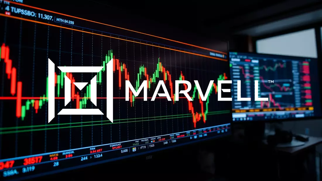 Marvell Technology Shares Face Mounting Pressure as Sector Concerns Grow Illustration mit AI erstellt übermittelt durch boerse-global.de