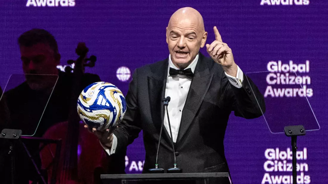 Schon über 1 Million Tickets weg: FIFA-Präsident Gianni Infantino spricht von «Meilenstein». (Archivbild) - Bild: Stefan Jeremiah/FR171756 AP/dpa