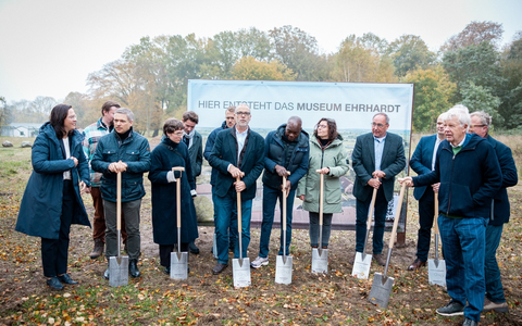 Spatenstich für Kunstmuseum / Museum Ehrhardt ensteht in der Gemeinde Upahl - Foto: presseportal.de