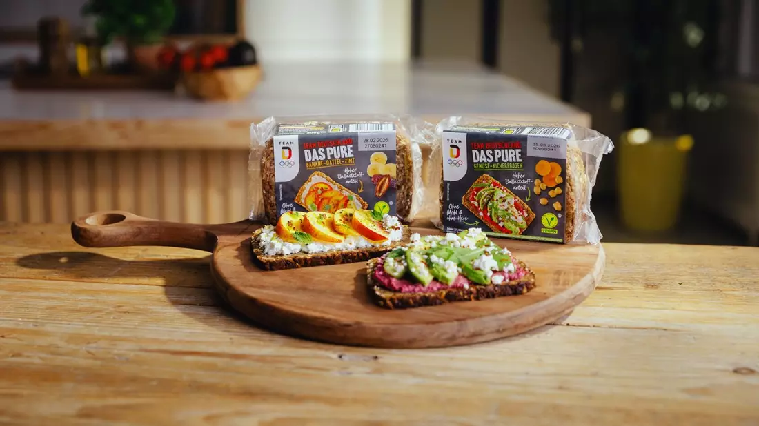 Brotsorten mit Sport-Power: EDEKA-Verbund bringt Team D DAS PURE in die Regale - Bild: presseportal.de