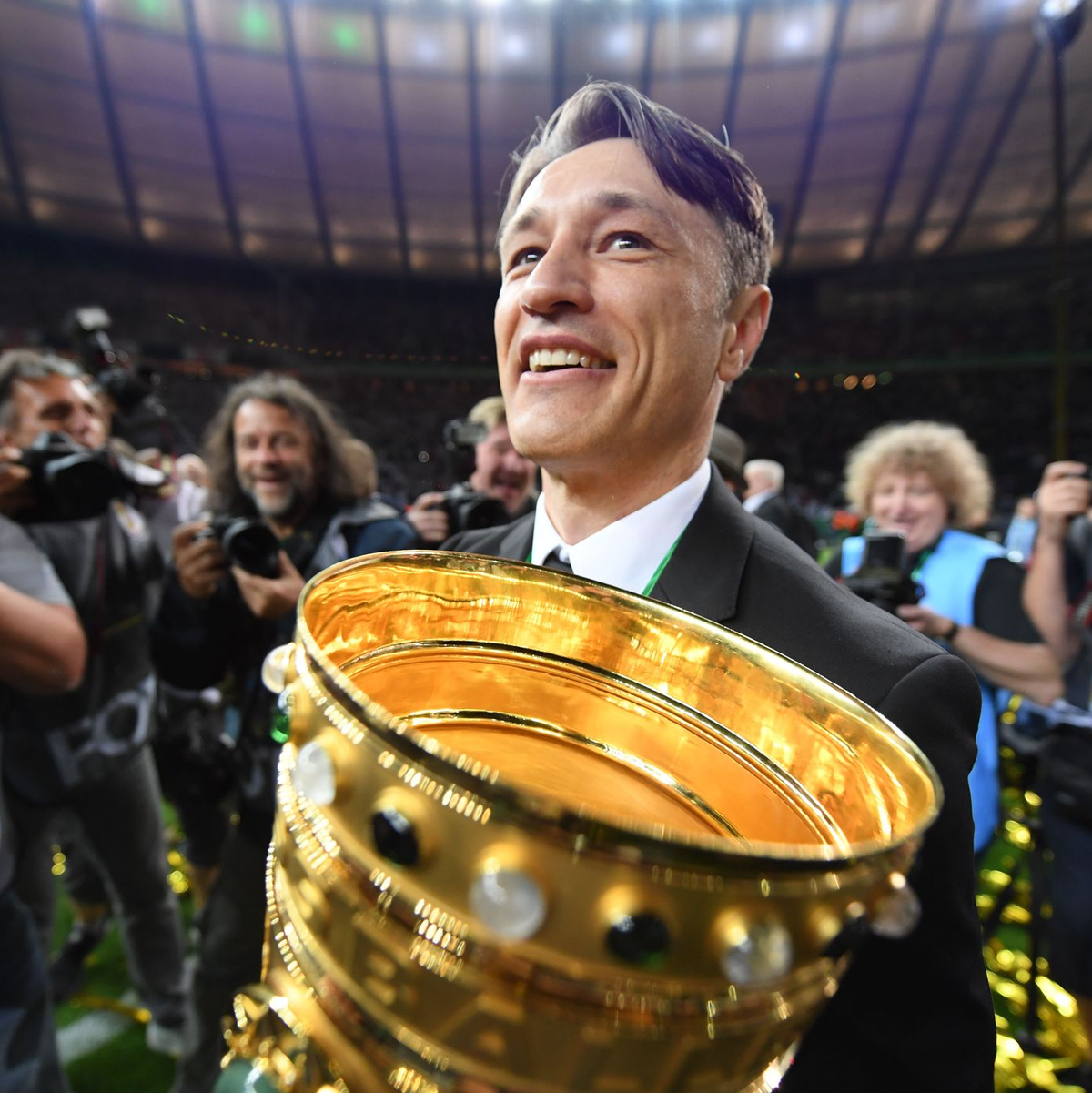 Niko Kovac holte 2018 mit Eintracht Frankfurt den DFB-Pokal. (Archivbild) - Foto: Arne Dedert/dpa