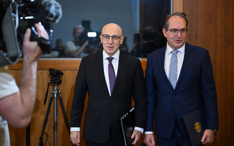 Für Sinan Selen war es gleichzeitig seine Antrittsrede als Präsident des Bundesamts für Verfassungsschutz.  - Foto: Soeren Stache/dpa