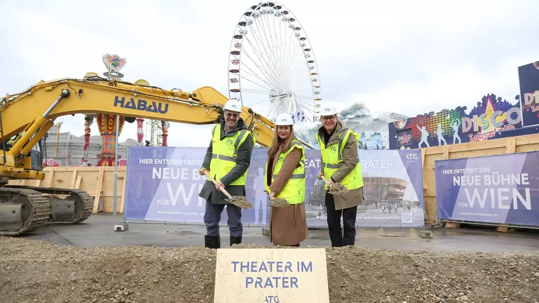 Spatenstich für das  „Theater im Prater: Neues Musicalhaus für Wien nimmt Bauarbeiten auf - Bild: presseportal.de