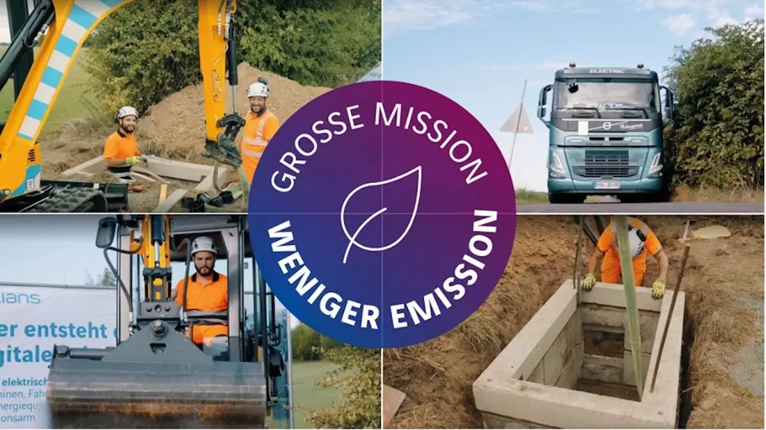 Axians und GasLINE haben Pilotprojekt für emissionsarme Gigabit-Infrastruktur erfolgreich abgeschlossen - Bild: presseportal.de