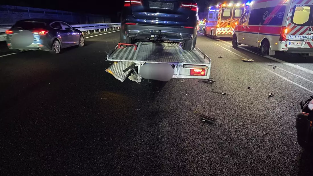 FW-ROW: Verkehrsunfall auf der BAB1 Richtung Bremen - Bild: presseportal.de