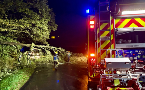 FW Hünxe: Sturmschaden - Foto: presseportal.de