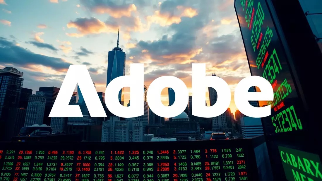 Adobe’s AI Success Fails to Impress Skeptical Market Illustration mit AI erstellt übermittelt durch boerse-global.de