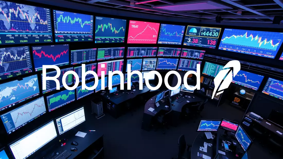 Wall Street Enthusiasm Propels Robinhood Shares to New Heights Illustration mit AI erstellt übermittelt durch boerse-global.de