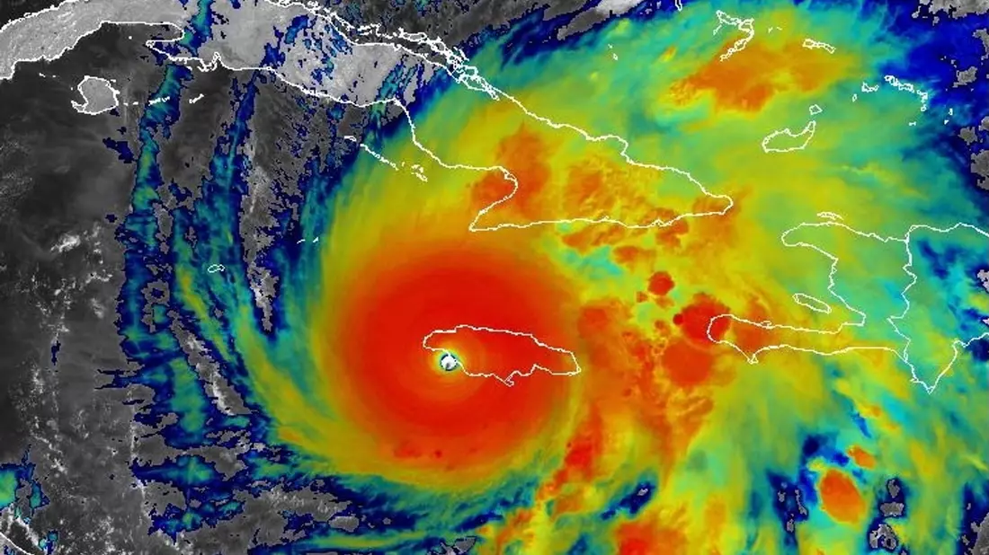Der Hurrikan zog über den Nordwesten der Karibikinsel. - Bild: Noaa/via ZUMA Press Wire/dpa