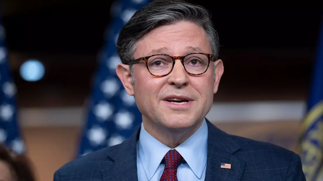 Der republikanische Vorsitzende des Repräsentantenhauses, Mike Johnson, rechnet nicht mit einer dritten Amtszeit Trumps. (Archivfoto) - Bild: J. Scott Applewhite/AP/dpa