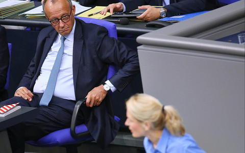 Friedrich Merz und Ines Schwerdtner (Archiv) - Foto: über dts Nachrichtenagentur