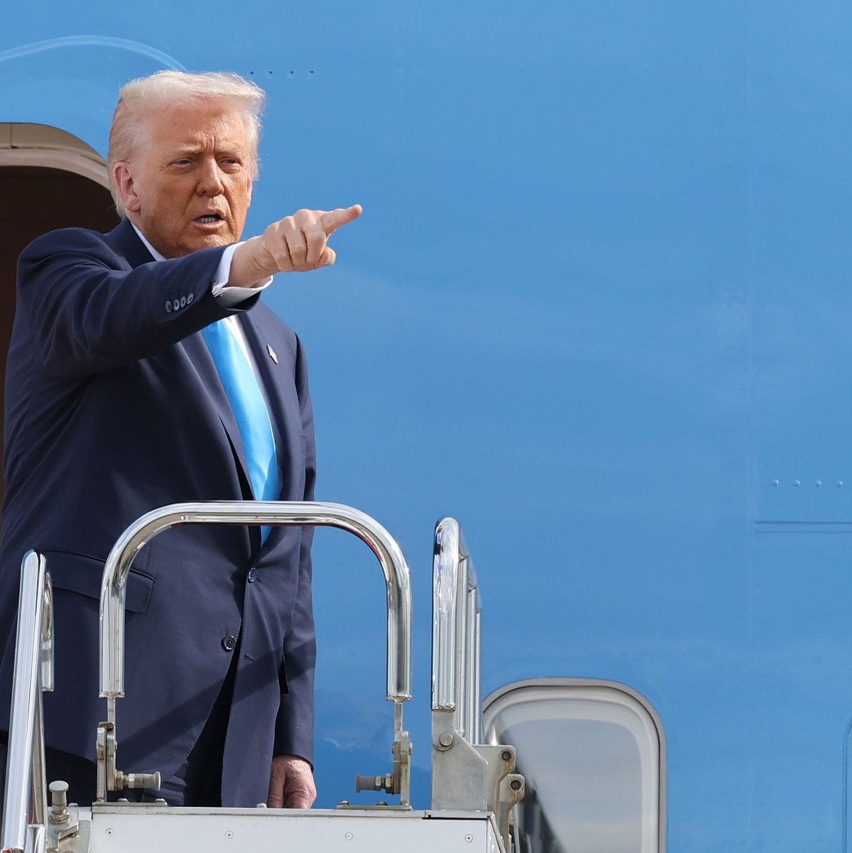 US-Präsident Donald Trump hat Wurzeln in Rheinland-Pfalz. - Foto: Kim Kyung-Hoon/Pool Reuters via AP/dpa