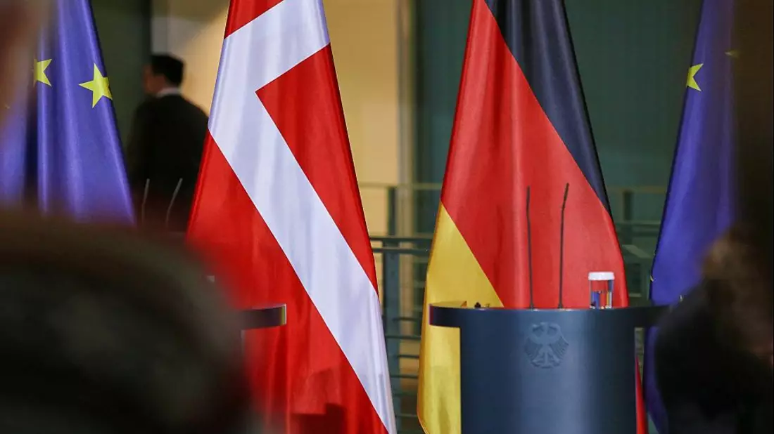 Fahnen von EU, Dänemark und Deutschland (Archiv) - Bild: über dts Nachrichtenagentur