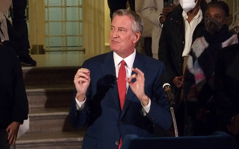 De Blasio stellte auf X klar, er unterstütze Mamdani und dessen Vision. (Archivbild) - Foto: Bruce Cotler/ZUMA Press Wire/dpa