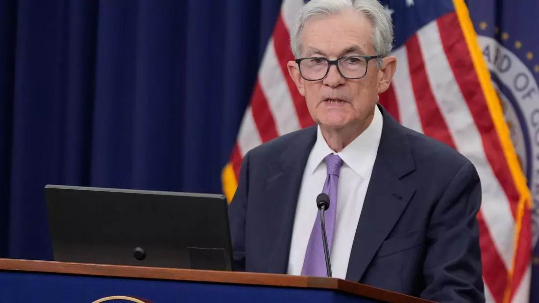 Hält KI nicht für eine Blase: Fed-Chef Powell. - Bild: Manuel Balce Ceneta/AP/dpa