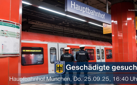 Bundespolizeidirektion München: Heimlich gefilmt / Geschädigte gesucht - Foto: presseportal.de