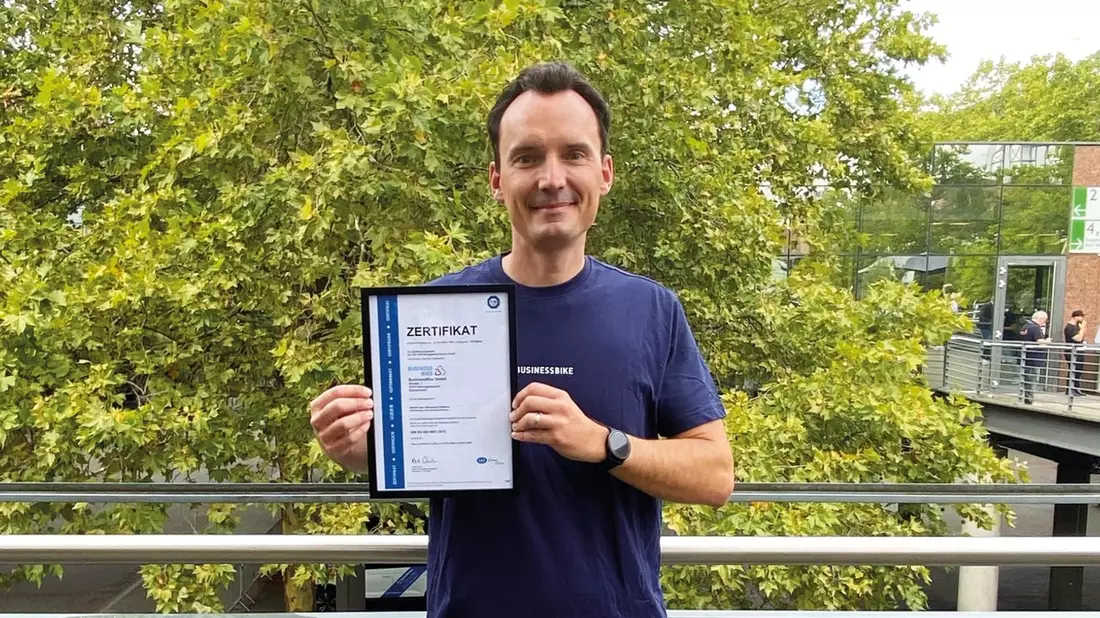 Qualitätsmanagement bestätigt / BusinessBike ist nach ISO 9001 zertifiziert - Bild: presseportal.de