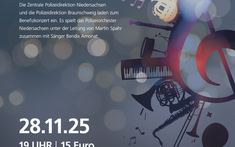 POL-BS: Benefizkonzert zum Advent 2025: Kartenvorverkauf startet am 3. November - Foto: presseportal.de