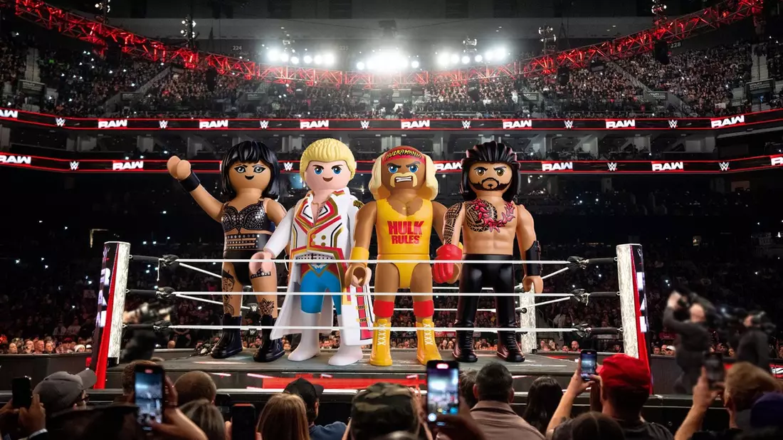 Playmobil steigt in den Ring: Weltweite Lizenzpartnerschaft mit WWE® bringt legendäre Superstars ins Playmobil-Universum - Bild: presseportal.de