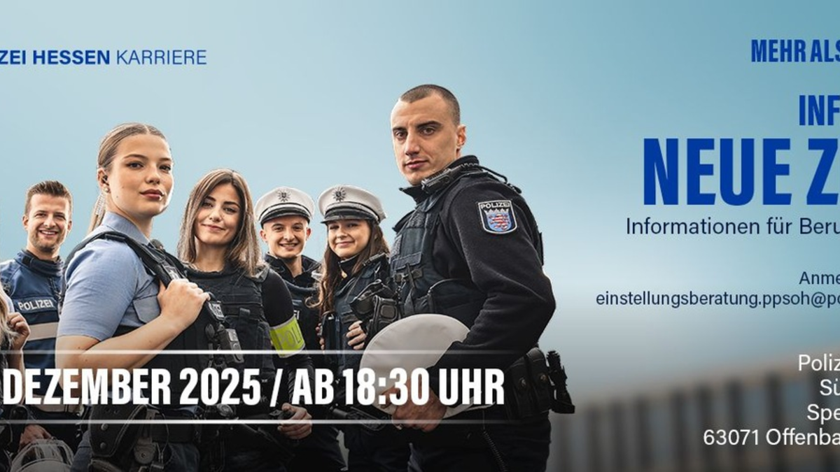 POL-OF: SAVE THE DATE: Neue Ziele? - Informationen für Berufsumsteiger - Foto: presseportal.de