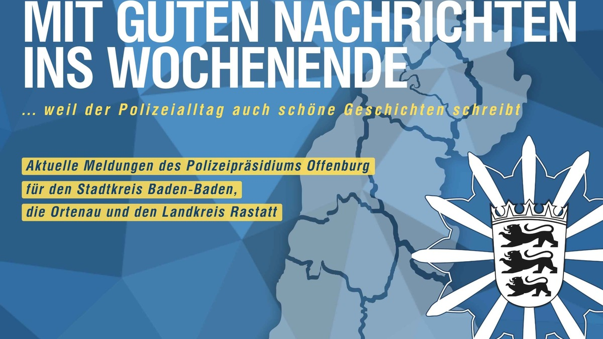 POL-OG: Kehl - Vollen Einsatz gezeigt - Mutmaßlicher Fahrraddieb gestellt und in Haft gebracht - Mit guten Nachrichten ins Wochenende - Foto: presseportal.de