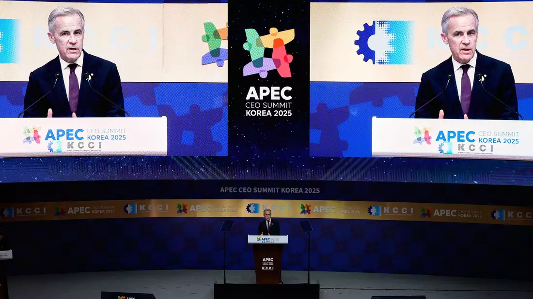 Kanadas Premierminister traf Chinas Staatschef Xi beim Apec-Gipfel - Bild: Ng Han Guan/AP/dpa