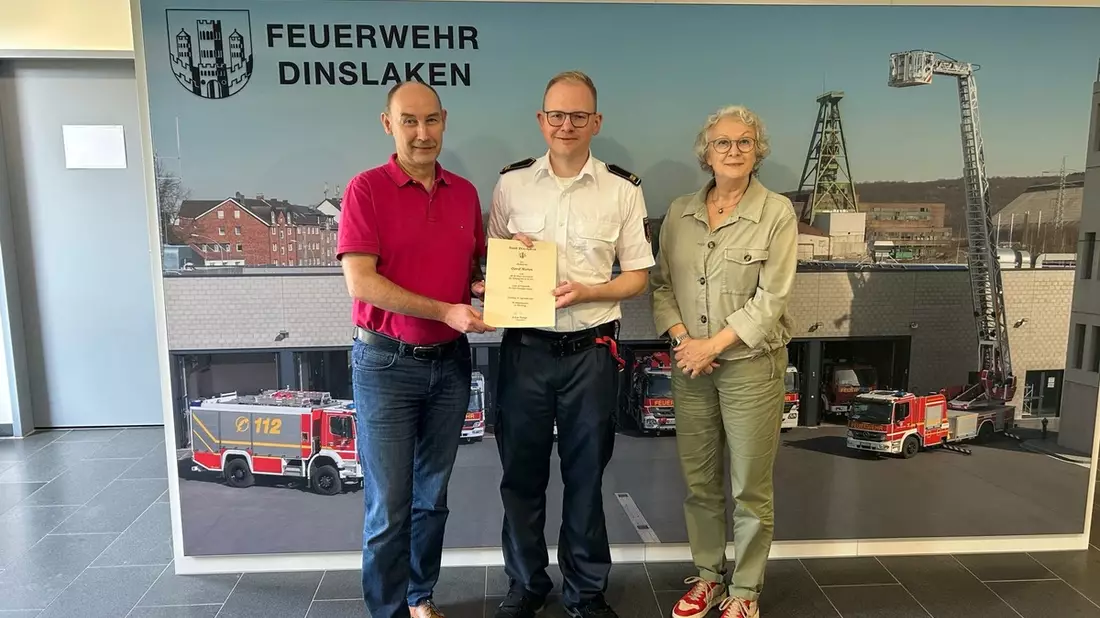 FW Dinslaken: Neuer Leiter der Feuerwehr - Bild: presseportal.de