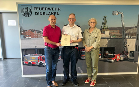 FW Dinslaken: Neuer Leiter der Feuerwehr - Foto: presseportal.de