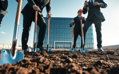 Porsche Inter Auto: Spatenstich für 6.000 m² Autohaus - Foto: über boerse-global.de