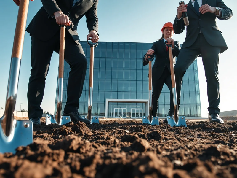 Porsche Inter Auto: Spatenstich für 6.000 m² Autohaus - Foto: über boerse-global.de